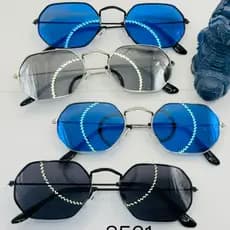 Óculos De Sol metalico,Hexagono