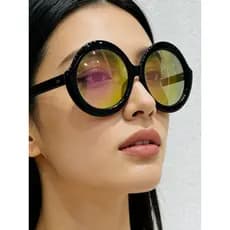 Oculos de sol Feminino,Modelo OVERSIZE,Lente redondo