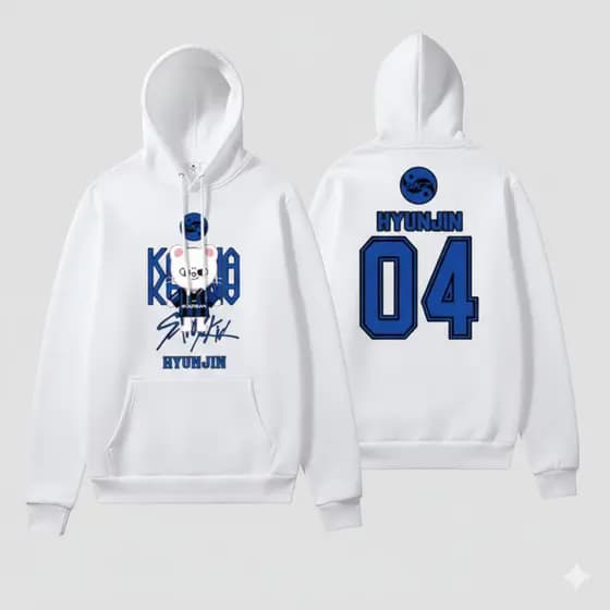 Blusão Pulovêr Moletom Blusa de Frio Canguru Manga Longa Unissex Stray Kids Karma Lançamento Outono Inverno Envio Rápido