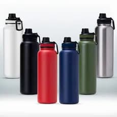 Garrafa Térmica de água 1200ml Inox ideal para Hidratação De alta Qualidade Para Academia com Alça