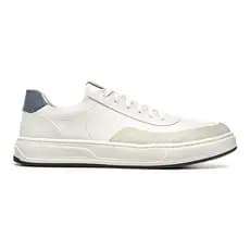 Tênis Casual Strike Masculino Classico Branco Bege Elegante