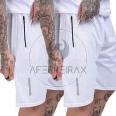 Kit 2 Bermuda Masculina Verão Para Treinos Corrida, Futebol Dia Dia