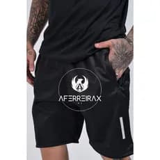 BERMUDA MASCULINA LISA LINHA REFLETIVA- DIVERSAS CORES- SHORTS MASCULINO