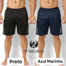 Kit 2 Bermudas Masculina Tecido Frio e Resistente Ideal Para o Verão Premium