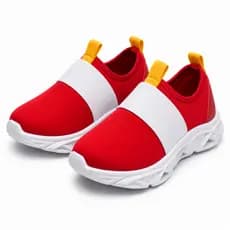 Tênis Do Soni Calce Fácil Jogging Menino Vermelho 29