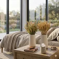 2 Jarros Decoração Para Plantas Cimento Moderno