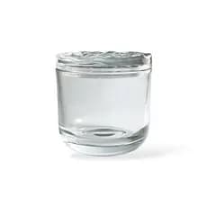 Pote de Vidro Cristal com Tampa para Velas e Porta-Trecos
