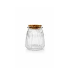 Kit 10 Potes de Vidro Sais Frisado 140ml para Condimentos