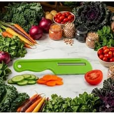 Fatiador Descascador Cortador de Legumes e Verduras Utensílios Doméstico Descasca Legumes Corta Fininho