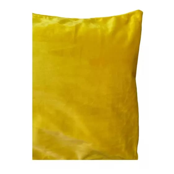 Capa Almofada Decorativa Suede Amarelo Ouro 43x43cm