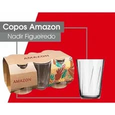 Jogo de Copos Multiuso Amazon Nadir 190ml com 6 peças
