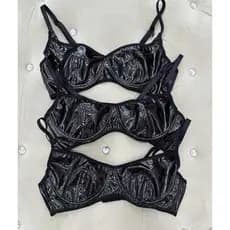 Cropped Top Vinil Alcinha Feminino Decote Regulagem