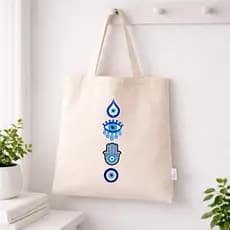 Olho Grego Estampado Ecobag Bolsa Versátil Varias Estampas