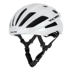 Capacete Ciclismo Vultro Razor Branco Perola