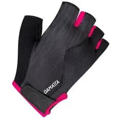 Luva Ciclismo DaMatta Flames Gel Rosa/Preto