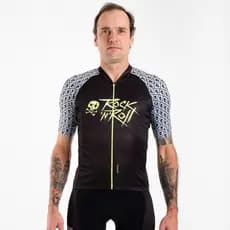 Camisa Ciclismo Masculina Damatta Rock N Roll Cinza