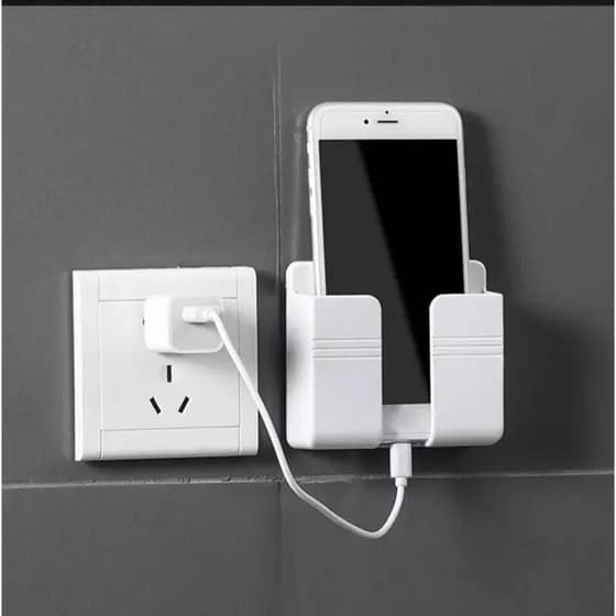 kit 1/2 suporte de parede para celular e suporte de controle remoto