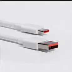 Cabo Turbo Xia USB Tipo C Original, Carregamento Mi Turbo 6A