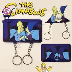 Porta Chaves Simpsons Homer E Marge Beijando Chaveiro Casal