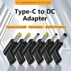 USB C PD Para Fonte De Alimentação Conector Universal 5/9/12V Tipo Jack Plug Adaptador De Carregamento Conversor Venti N