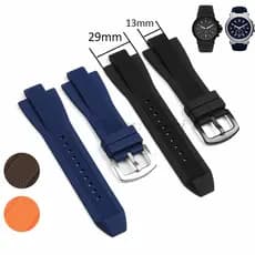 Pulseira De Relógio De Silicone De 13 Mm X 29 Para MK8184 MK8152 MK9020 MK 8295 8296 Substituição De Borracha Macia À Prova D'água Masculina E Feminina Esportiva Universal Blet