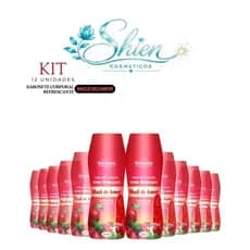 Kit 12 Unidades Sabonete Líquido Íntimo Refrescante Maçã Do Amor 200Ml Rhenuks (Afilhado)