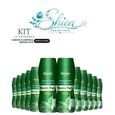 Kit 12 Unidades Sabonete Líquido Íntimo Refrescante Menta 200Ml Rhenuks (Afilhado)