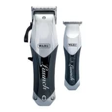 Wahl Kit Profissional Launch Clipper 6000 RPM e Launch Trimmer 6000 RPM Sem Fio Bivolt