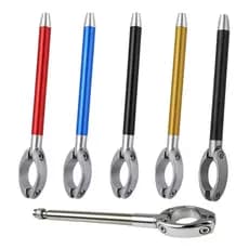 Antena Corta Pipa Moto Retrátil Anti Cerol Aço Inox Guidão