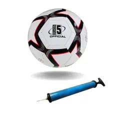 Kit Bola Futebol Campo Society + Bomba de ar encher