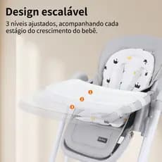 Cadeira Alta 2 Em 1 Para Bebês, Cadeira Dobrável Multifuncional Para Refeições Em Casa.
