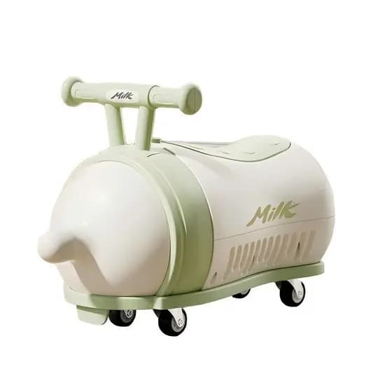 Carrinho De Brinquedo Infantil, Para-Choque Em Formato De Garrafa, Patinete Deslizante, Rodas Silenciosas