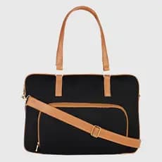 Maleta de Mão e Bolsa Transversal Para Notebook Bolsa de Lona Transversal
