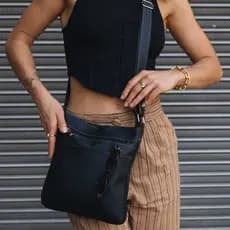 Bolsa Transversal Básica Tiracolo Feminina Masculina