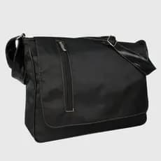 Bolsa Carteiro de Nylon Alça Transversal Comporta Notebook