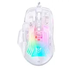 Mouse Gamer Onikuma CW923 12800 DPI 7 Botões RGB Branco