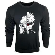 Casaco Moletom Satoru Gojo Anime Jujutsu Kaisen Masculino Feminina Estampado