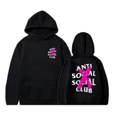 Blusa De Frio Moletom Canguru Blusa Anti-social X Promoção