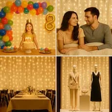 Cortina Led 3x3 Metros Festa Casamento Eventos Natal Ilumina