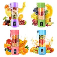 Liquidificador Mixer Portátil Academia Recarregavel Usb Bico Cor Rosa