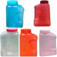 kit Garrafas Geladeira 2L Coloridas Plástico Cozinha Água Domestico