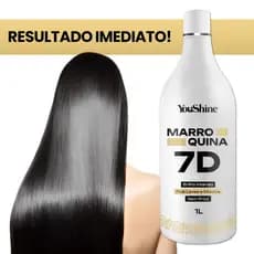 Marroquina Progressiva Passo Único 1L YouShine 100% Liso Super Brilho Óleos Especiais