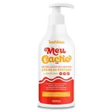 Creme De Pentear Modelador de Cachos Meu Cacho YouShine 500mL Encaracolando Hidratação Definição