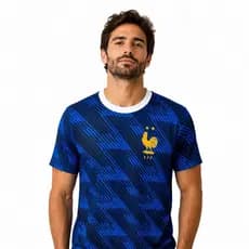 Camiseta França Marin Dry Marinho Oficial + NF