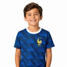 Camiseta França Marin Dry Infantil Marinho Oficial + NF