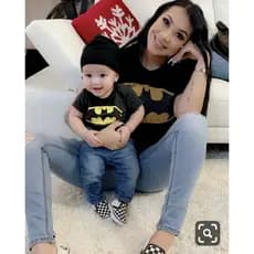 Kit Mãe e Filho combinando Batman