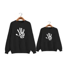 Kit Blusa de moletom Tal pai Tal Filho Jesus DIA DOS PAIS
