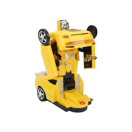 Carrinho Camaro Bumblebee Vira Robo Transformer brinquedos