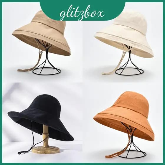 Chapéu De Sol Casual De Aba Larga Para Mulheres , Algodão , Linho , Guarda-Uv , Boné De Praia Dobrável