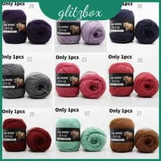 Para Fios De Lã Tricô Cachecóis Artesanais Chapéus Quentes Fornecimento Gorros Artesanato